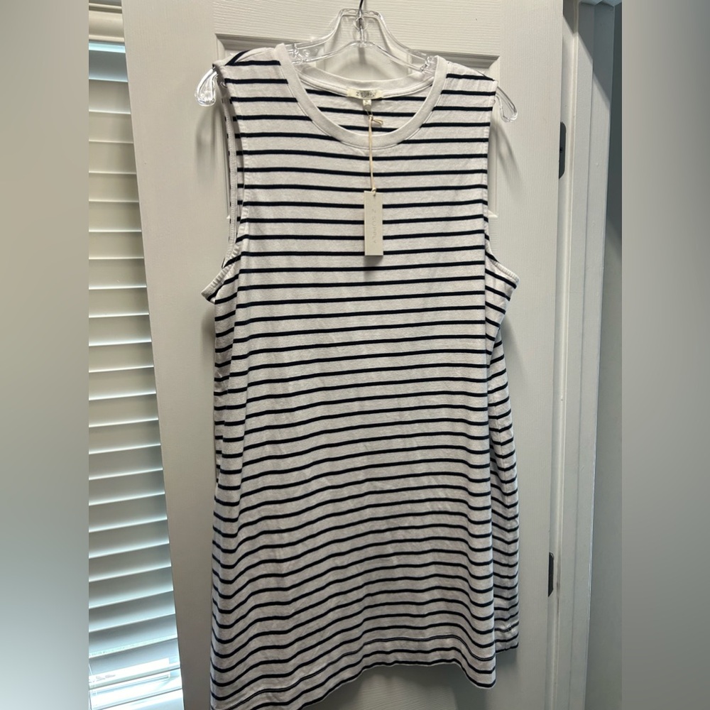 NO TAGS -  Z Supply Black and White Striped Dress